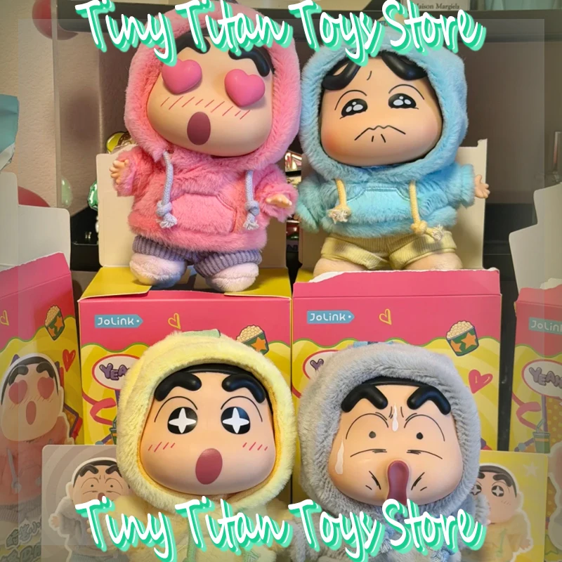 

Новый карандаш Шин-Чан, виниловая кукла с лицом, слепая коробка, эмоциональная серия дофамина, милая сумка, подвеска, фигурки, загадочный подарок, модные коллекционеры