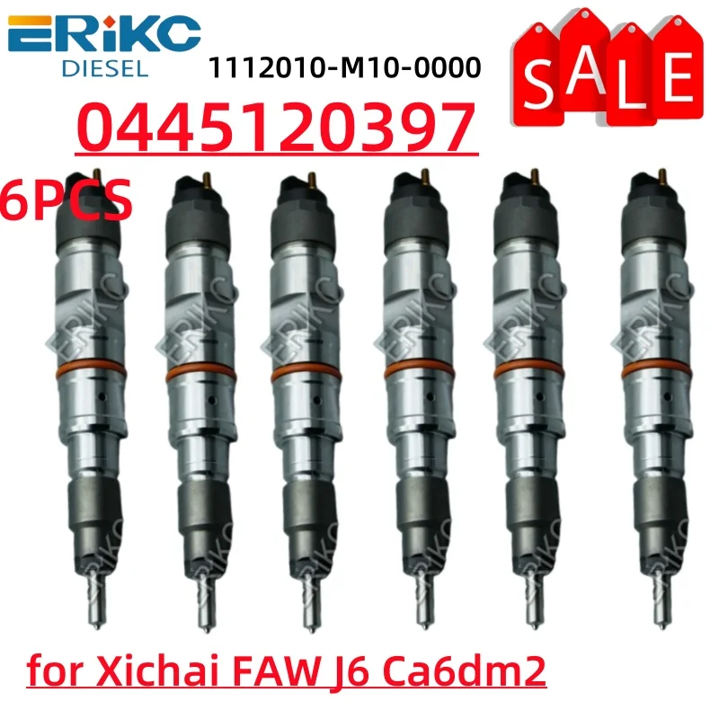 

0445120397 High Technology Bosch Diesel Fuel Pump Injector 0 445 120 397 Crin2-6dm2FAW 1112010-M10-0000 for Xichai FAW J6 Ca6dm2