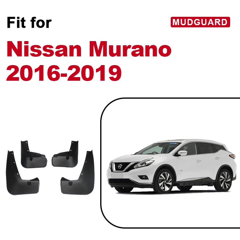 

Soft Mud For Nissan-Murano-2016-2019 Accessories Mudguards Original Design Fender Anti-Snow Anti-Sand Guard Protector