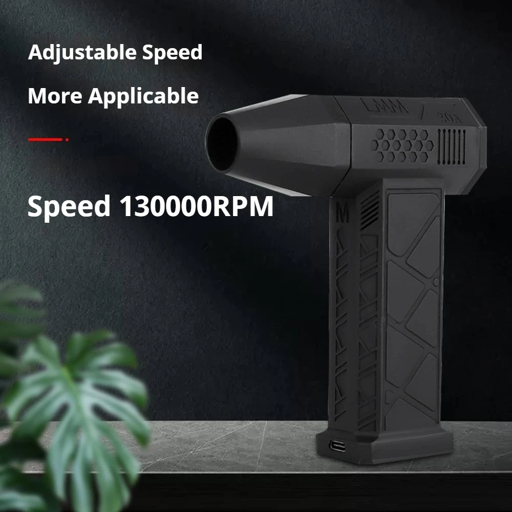 

Компактный мини-струйный вентилятор, 130000 об/мин, скорость воздушного потока, нейлоновый материал, турбинный мини-струйный вентилятор для сушки автомобиля, компьютера