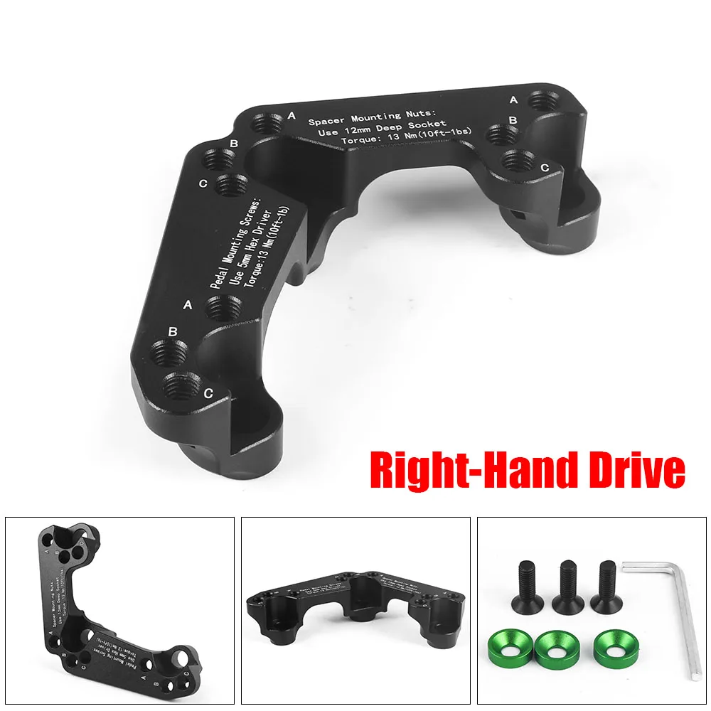 Aluminum Throttle pedal spacer For the Right-Hand-Drive For Honda Civic Jazz Fk2 Fk8 Gk5 14+ OEM:1933