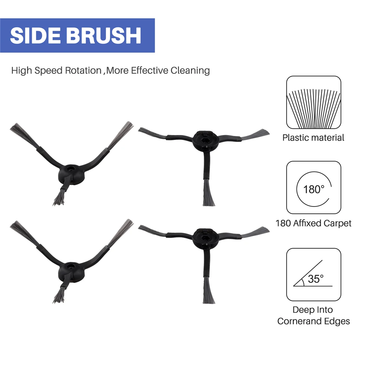 Новые сменные аксессуары для роботов AIRROBO T20, HEPA-фильтры, боковые щетки, мешки для пыли, запасные части