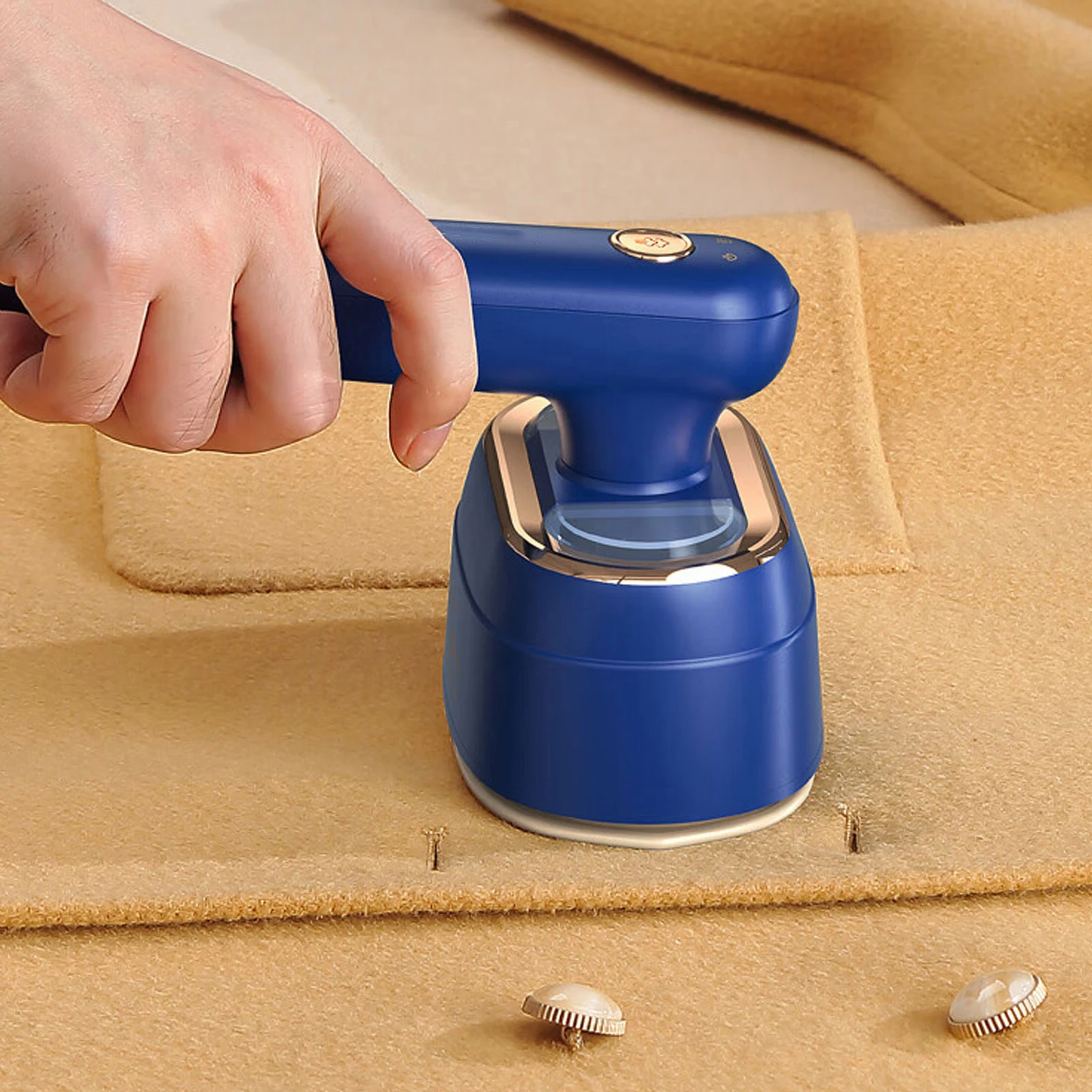 Handheld Steam Iron 800W 100ML Capacity High Efficiency Leakage Proof Small Ironing Machine for Home Travel Dormitory