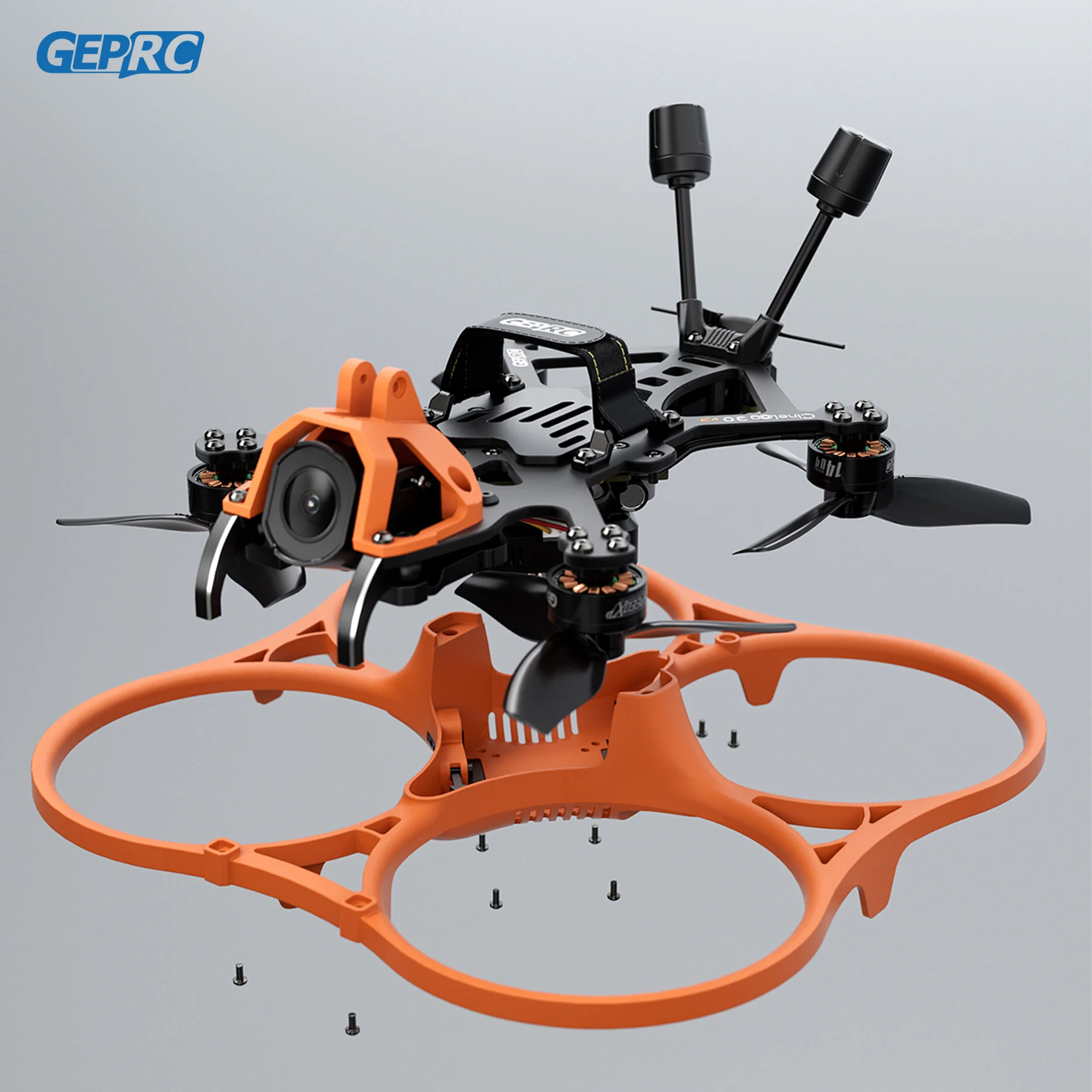 GEPRC Cinelog30 V3 FPV Quadcopter O4 Air Unit PRO /WTFPV TAKER F722 45A 32Bit AIO SPEEDX2 1404 3850KV LED BEC RC طائرة بدون طيار حرة