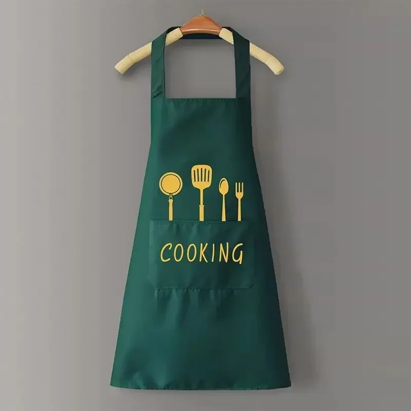 Kitchen Household Cooking Apron Men Women Oil-Proof Waterproof Adult Waist Fashion Coffee Overalls Apron Kitchen Accessories