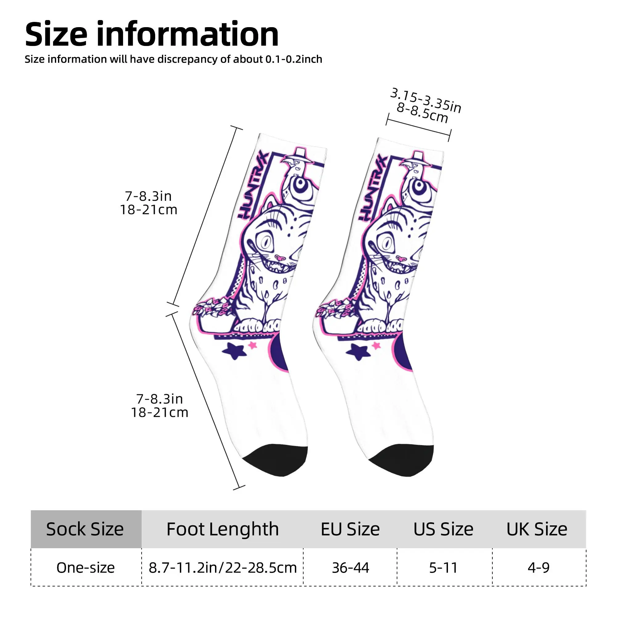 Kpop demon hunter meias masculinas coreia meias respiráveis na moda outono esportes ao ar livre antiderrapante design meias presente de aniversário