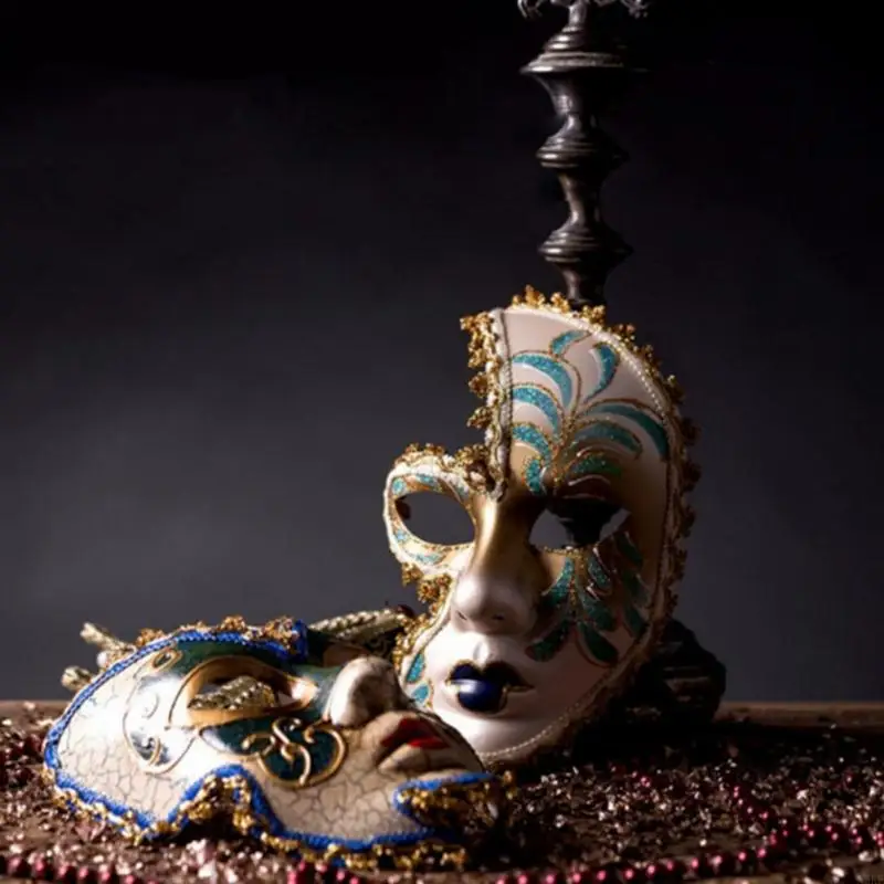 N5KF Mardi Gras Mặt nạ Venice Mặt nạ Masquerade Mặt nạ Halloween Carnivals Mask