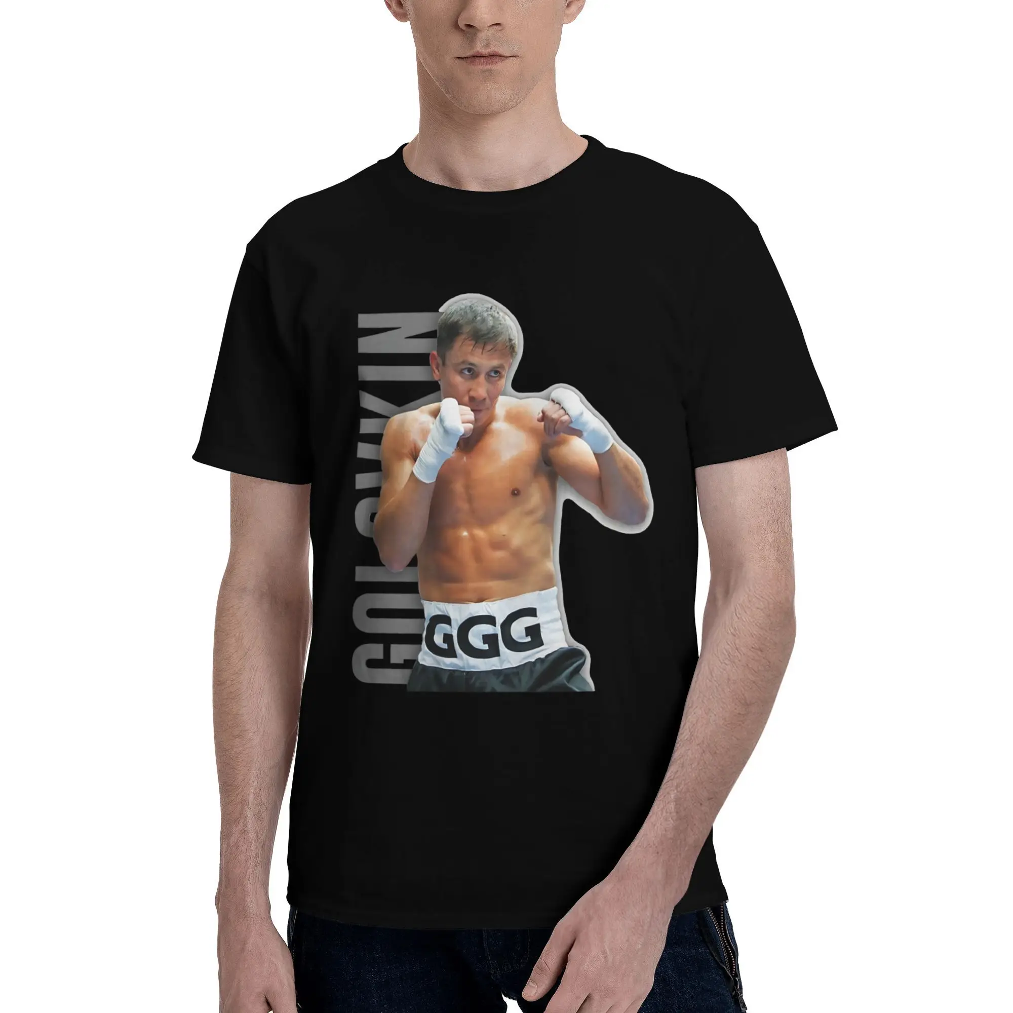

Новый номер 2025 года Gennady Golovkin Boxing PNG для любителей бокса и футболок GGG Supporters, мужская рубашка с рукавами