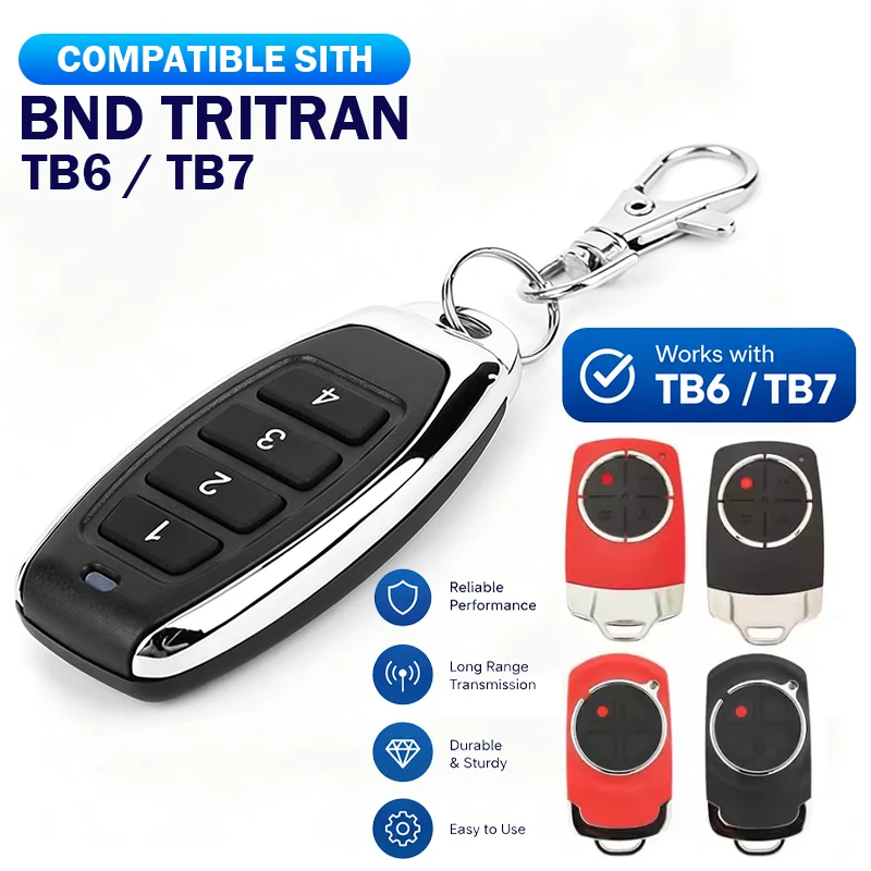 For B&D Garage Door Remote BND TB6 TB-7V1 TB7V1 Garage Door Opener / Remote Control 433.92MHz