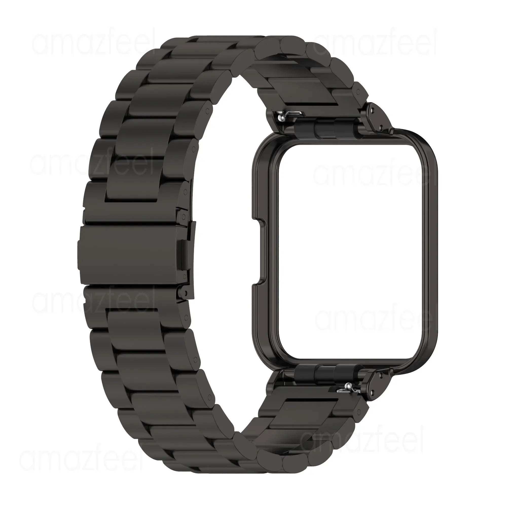 Strap + Case For POCO WATCH Smart Watch Stainless Steel Bracelets For POCO Watch Wristband Protection Cover Bumper Shell frame