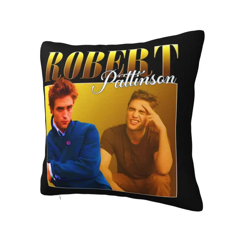 Robert Pattinson Throw Pillow Case 50*50cm Decor Home Cushion Cover Velvet Polyester Pillowcase Double-sided Printing