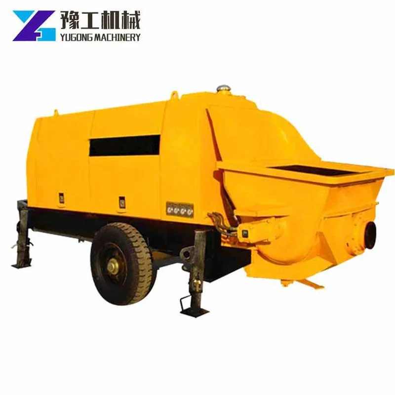 Big Concrete Pump Electric Cement Concrete Pumping Elbow Mobile Tuck-mounted Concrete Pump