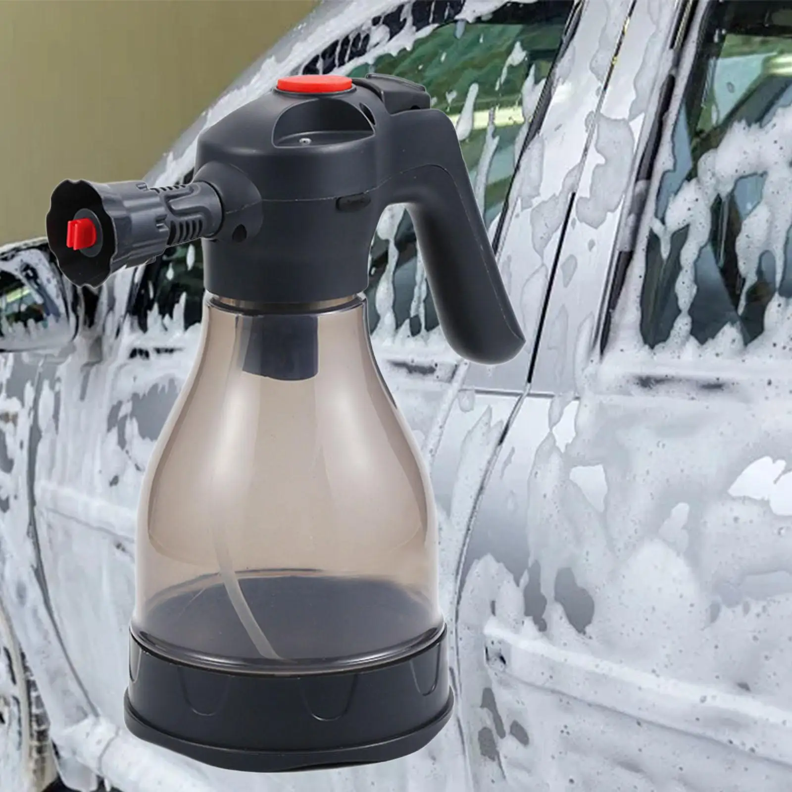 

2.0L Car Electric Pump Foaming Sprayer Versatile Handheld Hand Pressurized Soap Sprayer Rechargeable for DIY Enthusiasts Sturdy