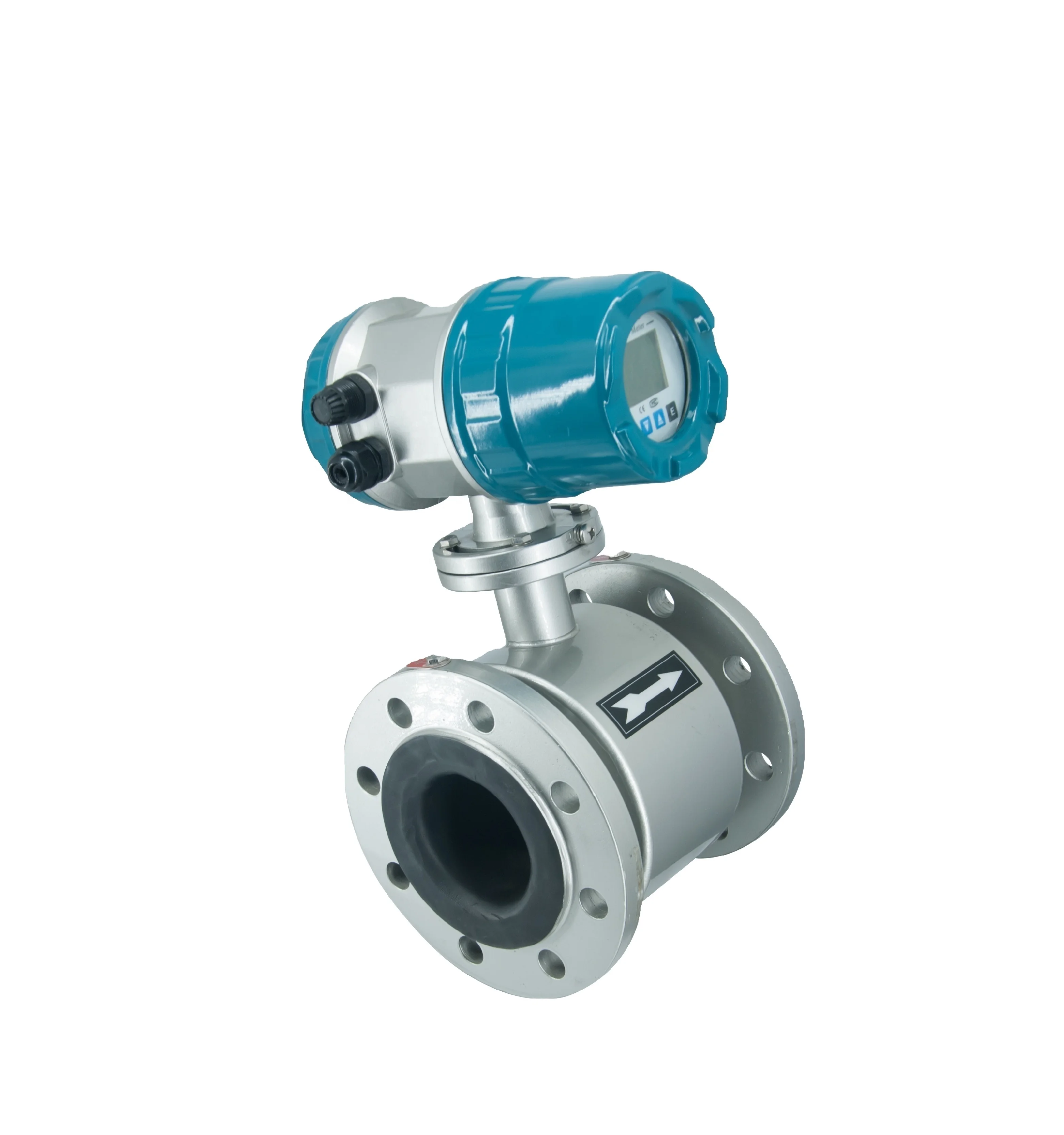 Digital Modbus RS485 GPRS Impulse Output Electromagnetic Flow Meter 4~20mA Wastewater Flow Sensor Electromagnetic Flowmeter