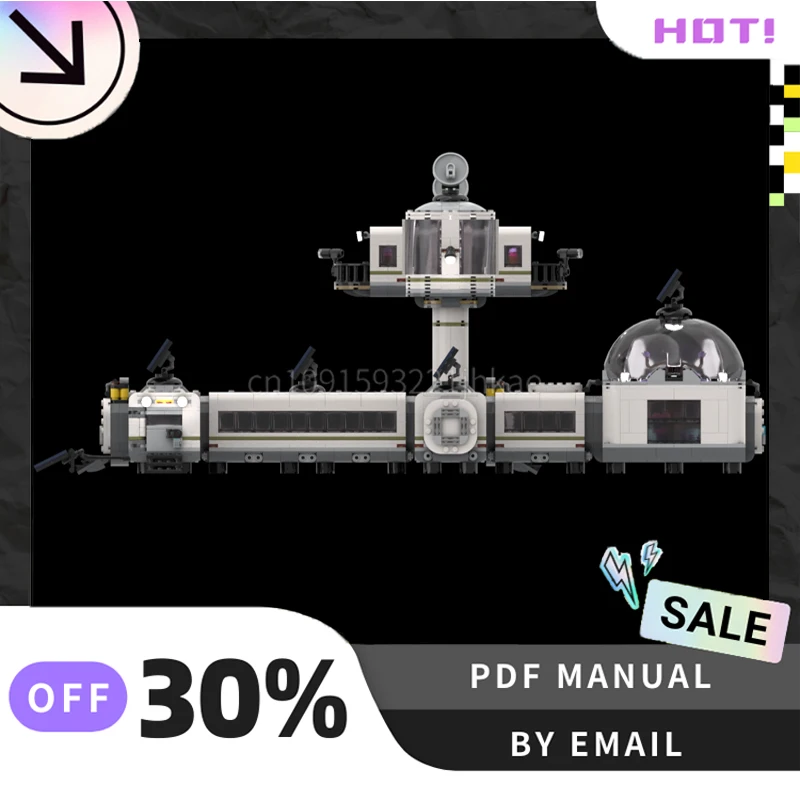 [2857PCS] Customized MOC XREA Research Outpost Creative Building Blocks Set STEM Toys DIY Construction Model Kit Birthday Gifts