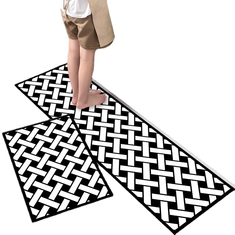 

Modern Minimalist Kitchen Carpet, Bathroom Door, Bathroom Mat, Floor Mat