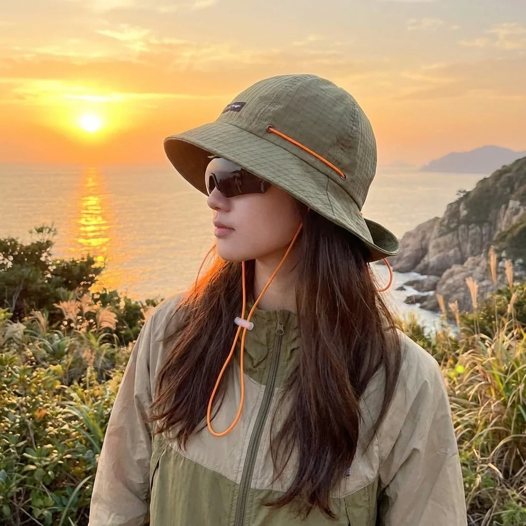 New High Quality Neck-protecting Bucket Hat UV Protection Adjustable Outdoor Sun Hat Wide-brimmed Casual Sun Protection Hat