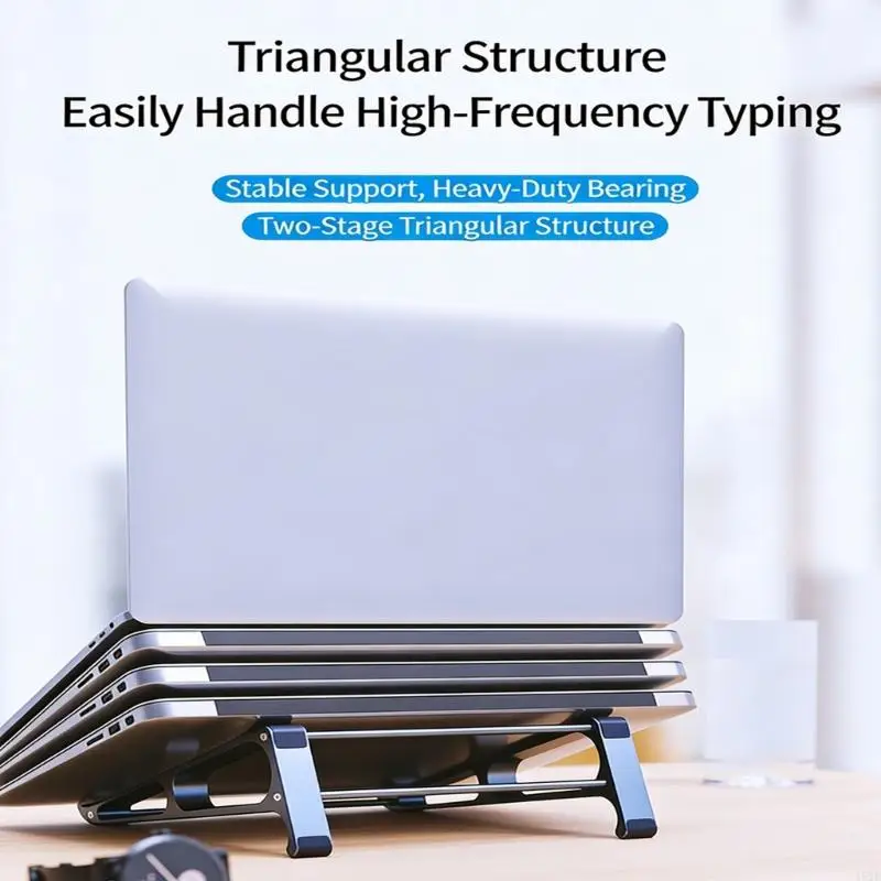  Aluminium Alloy Ergonomic Computer Stand Vertical Laptop Bracket Easy Storage