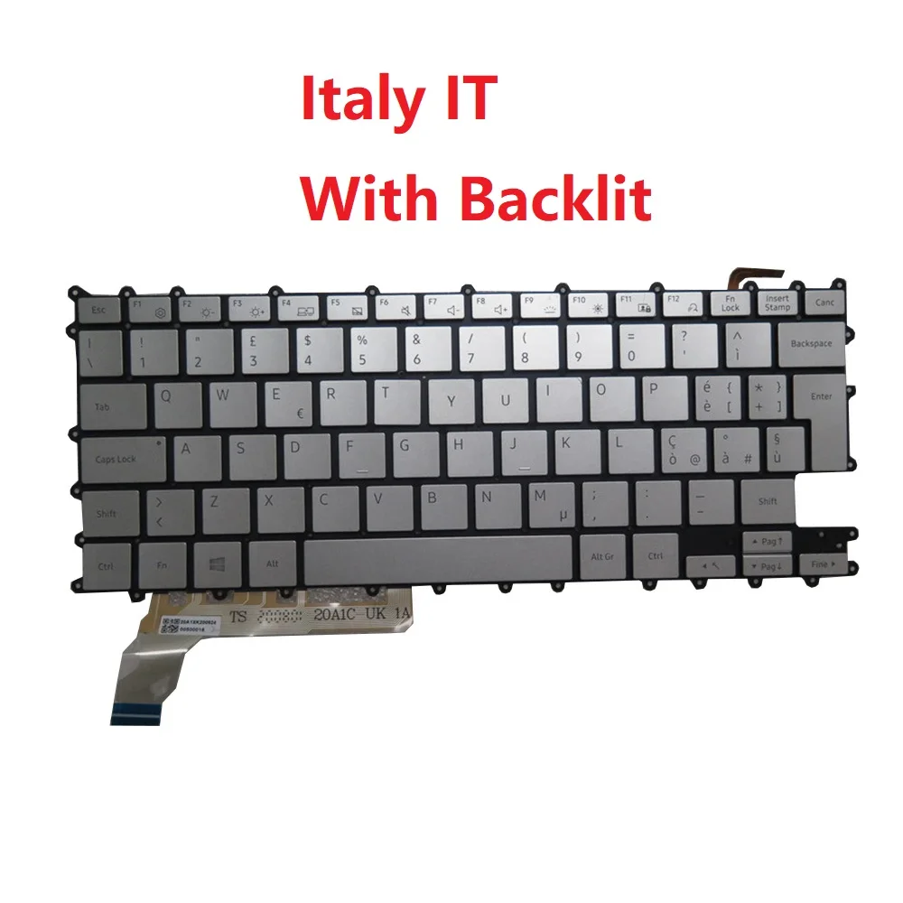 

Laptop Keyboard For Samsung NP935XDB 935XDB English US United Kingdom UK Korea KR IT SP NE FR GR HU with Backlit New