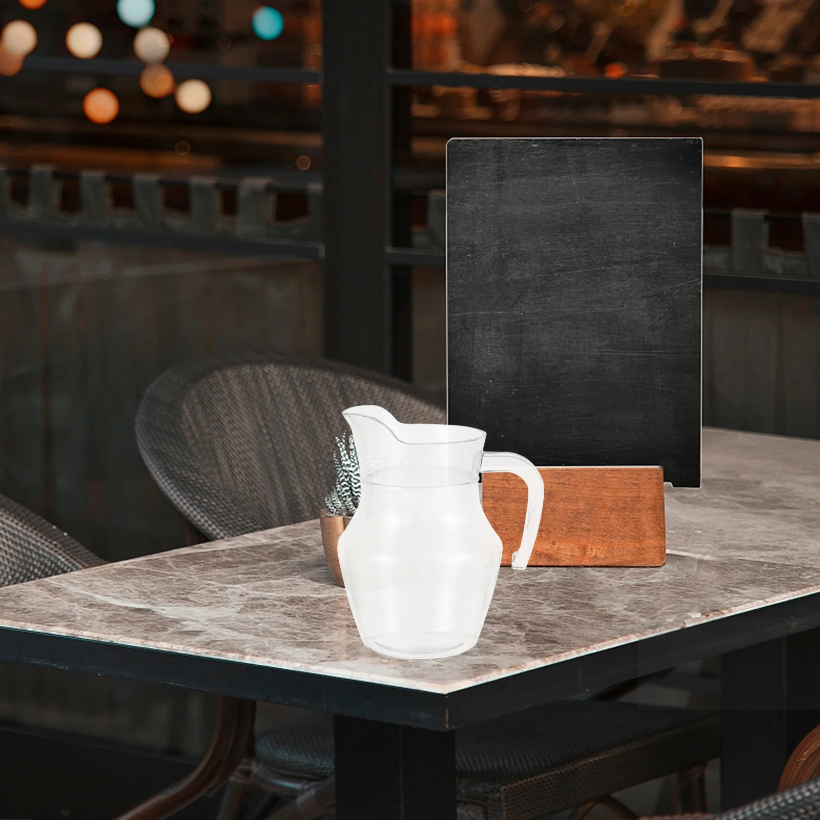 

1 pc Wine Dispenser 580Ml Wide Mouth Liquor Kettle Thickened Handle Smooth Pouring Container For Home Bar