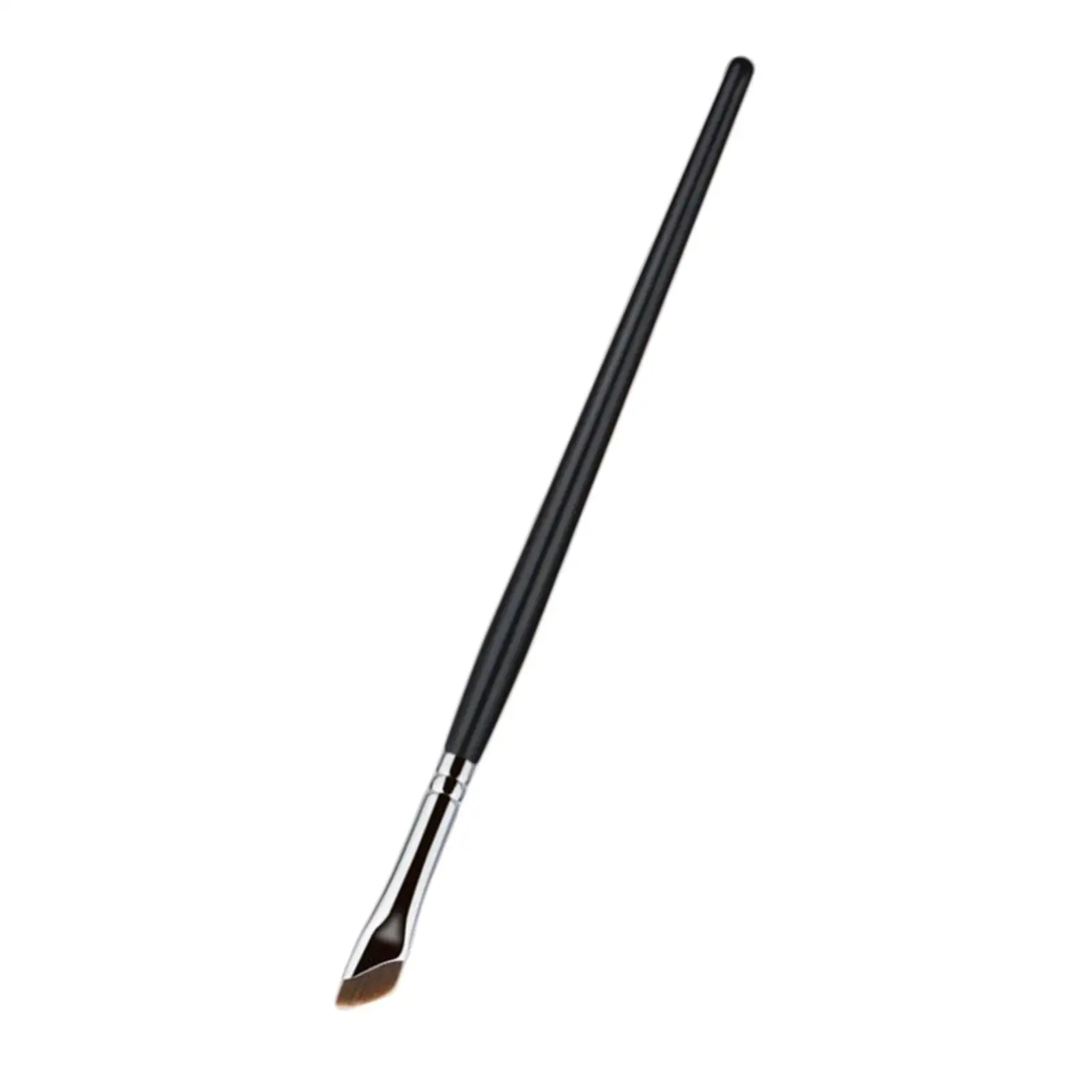 Draagbare dunne fijne schuine borstel, zachte haren schuine oogmake-up tool wenkbrauwborstel voor beginners make-up artiest salon