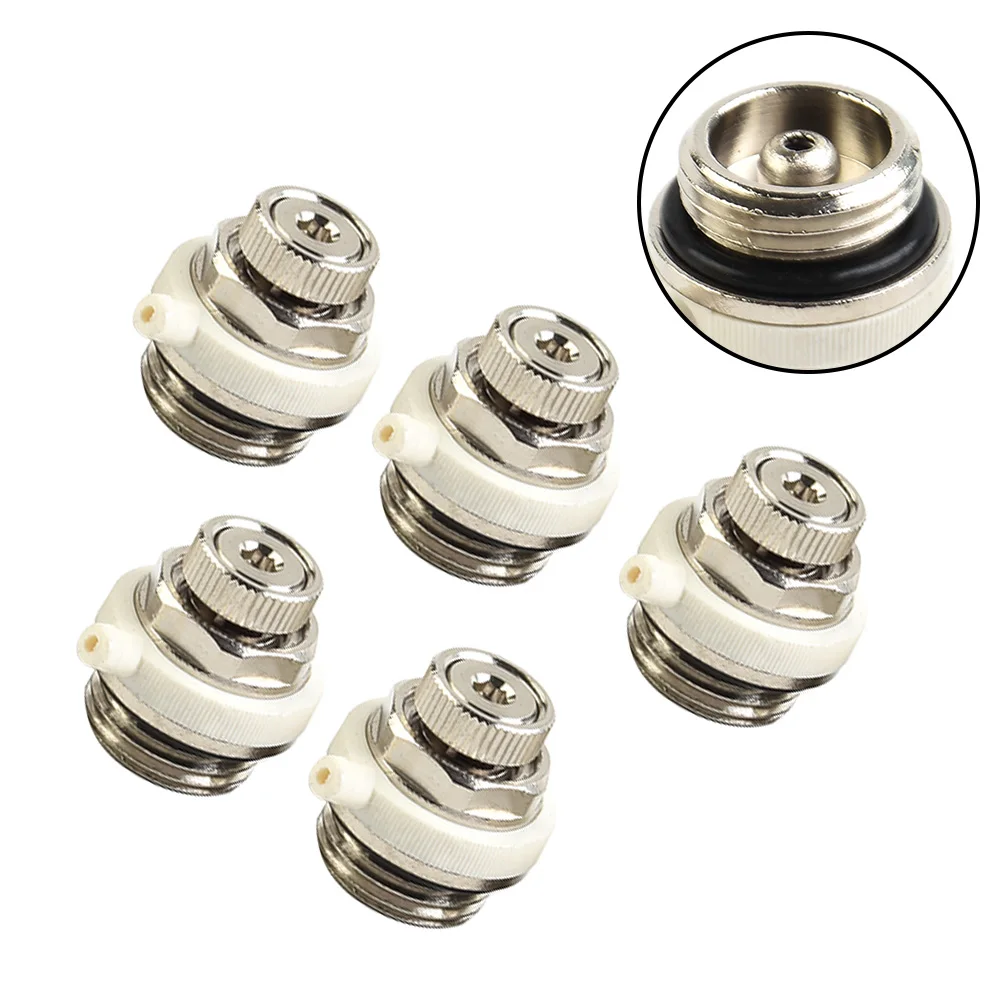 1/2/3/5pcs Vent Valve 27 X 26 X 26 Mm BSP Automatic Air Vent Auto Cut-off Self Bleeding Radiator Valves Home Renovation Parts
