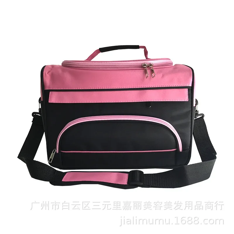Practical Classic Practical Classic  Beauty and Hairdressing Kit Canvas Bag Multi-functional Kit Suitcase Embroidered Backpack