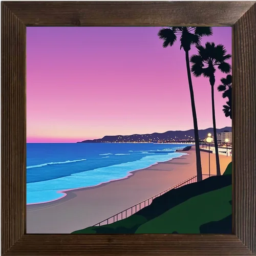 Urban and Landscape Scenery Are Elements, American Printing Oil Painting, Waterproof, Suitable for Home Store Decoration