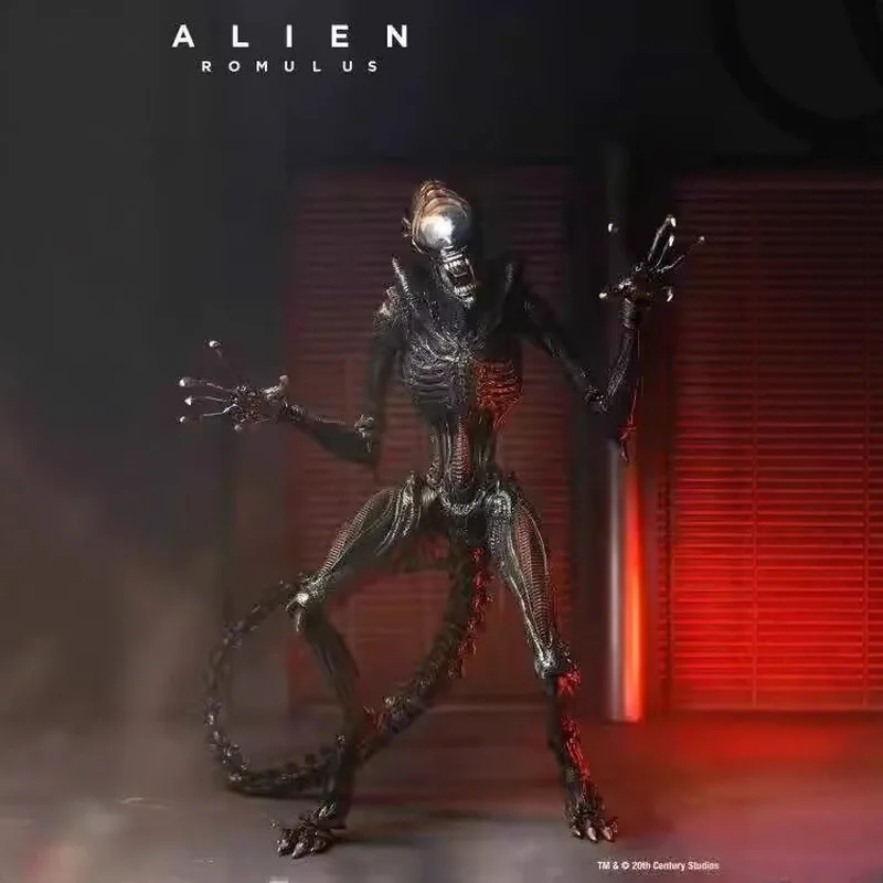 Новинка 2023 года, 28 см, NECA, смертельный корабль, Alien Romulus, мобильная Коллекционная модель ручной работы, декоративные украшения, игрушка в подарок для фанатов