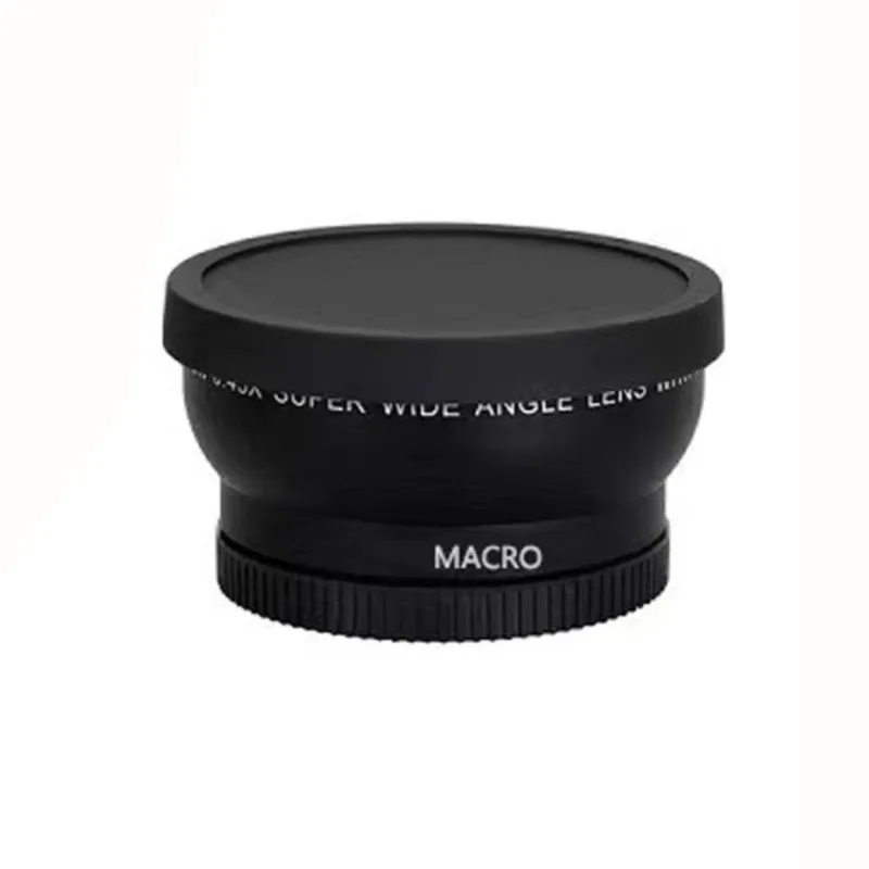 Dual-Purpose For DSLR Compatible 0.45X 58MM Wide Angle Macro Lens-No Distortion Design