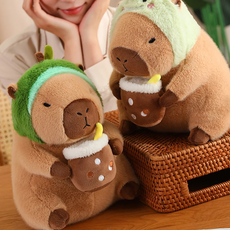 Peluche Kawaii Anime Capybara JxPlush, animaux créatifs, Toast Butter, jouets d'anniversaire pour filles, cadeau mignon pour petite amie