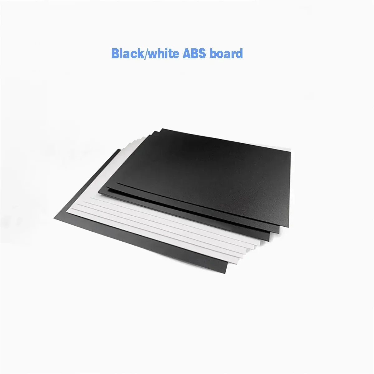 1PCS Black/White ABS Plastic Board/Model Plastic Board Customized Processing, Thickness 0.3/0.5/1.5/2/3/4/5/6mm