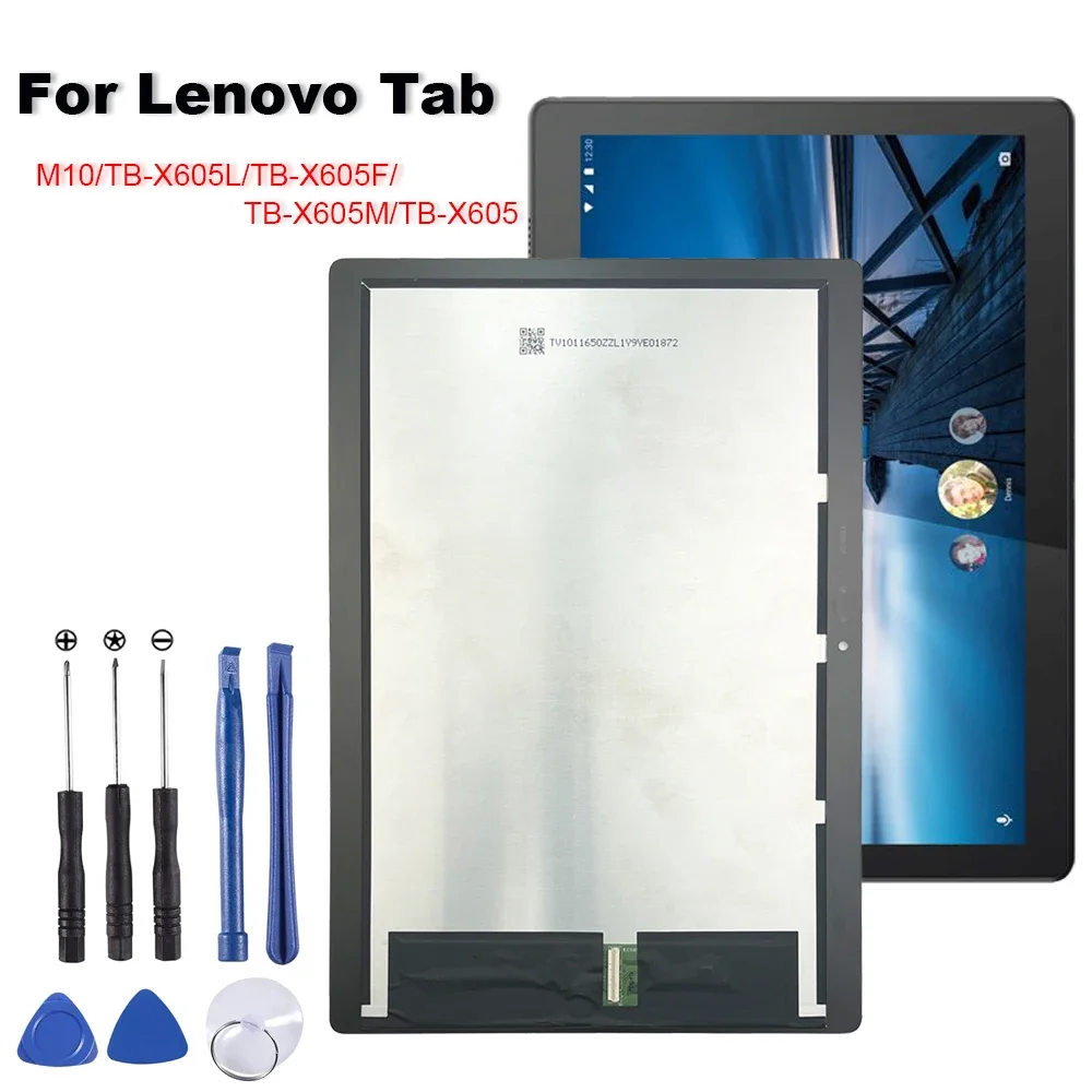 

New AAA+ For Lenovo Tab M10 Tab 5 Plus TB-X605 TB-X605F TB-X605L 10.1" LCD Display Touch Screen Digitizer Glass Assembly