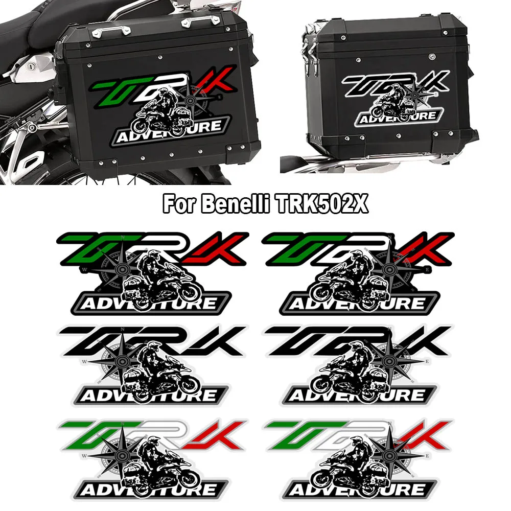 

Motorcycle Top case Side Trunk luggage box stickers decoration kit For Benelli TRK502X TRK 502X 502 X Adventure