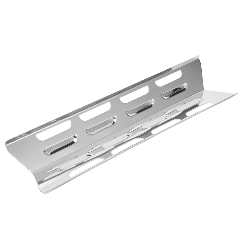 4 Stück Outdoor-Gas grill Wärme zelt Grill Brenner Abdeckung Edelstahl Zelt Schild Platte Deflektor Grill Flamme Tamer – Detail 8