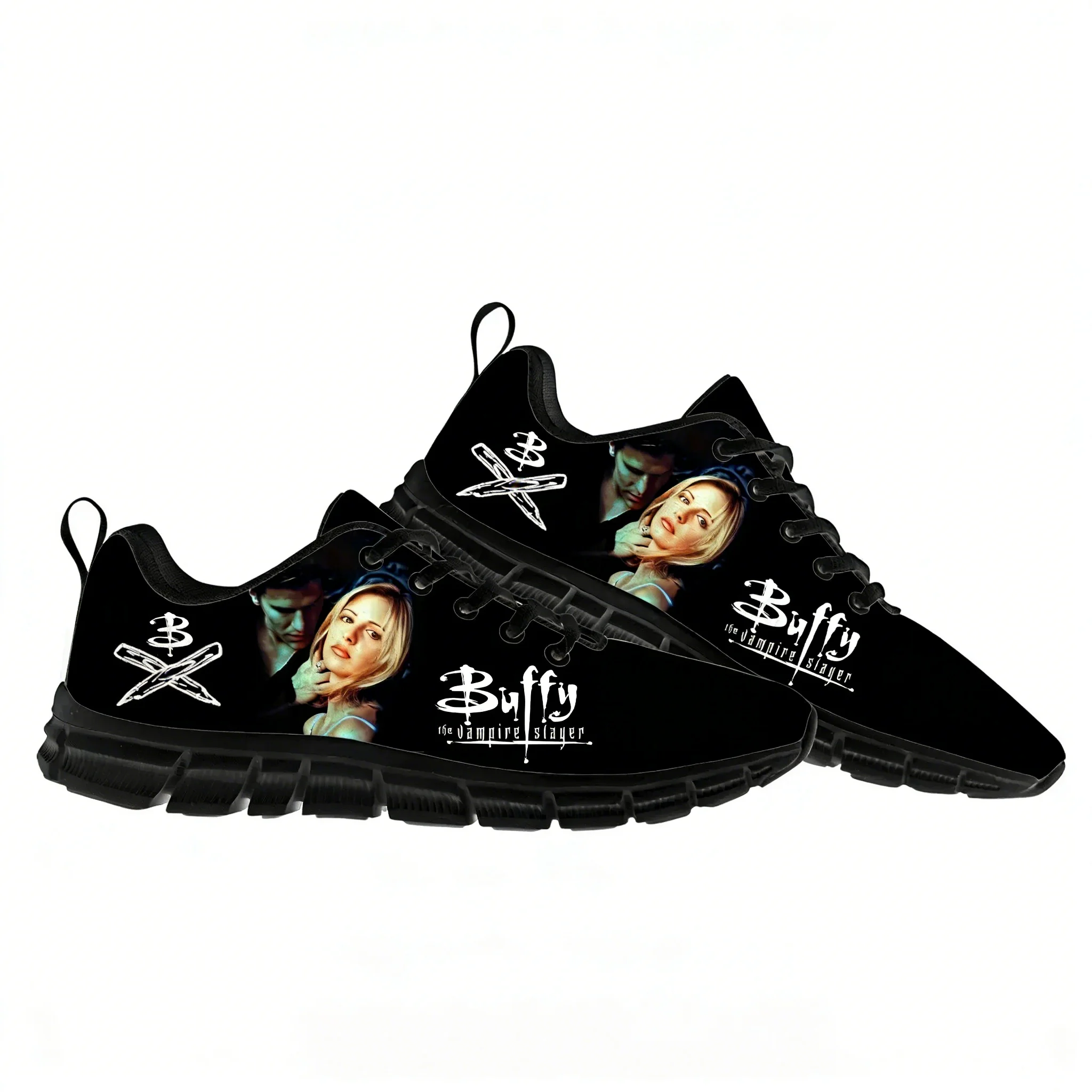

Спортивная обувь Buffy The Vampire Slayer, мужские и женские кроссовки, кроссовки Сара Мишель Геллер, обувь на заказ