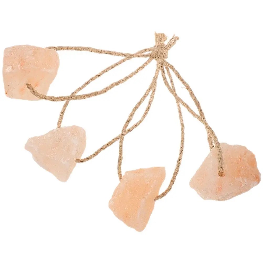 

4 Pcs Lick Salt Block Deer Mineral Block Cattle Deer Guinea Pig Rope Mineral Salt Blocks Nutrients Elements