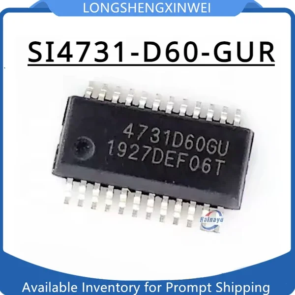 1PCS New SI4731-D60-GUR 4731D60GU Patch SSOP24 RF Chip