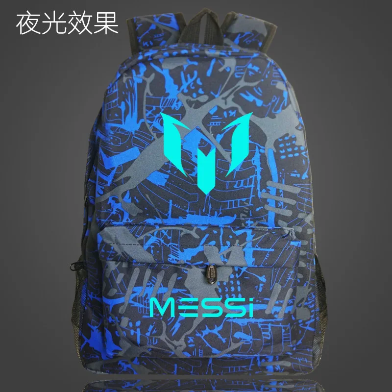 Messi Women Backpack Men Canvas Travel Backpack Female School Bag For Teenagers Girl Boys Shoulder Bag Bagpack Rucksack