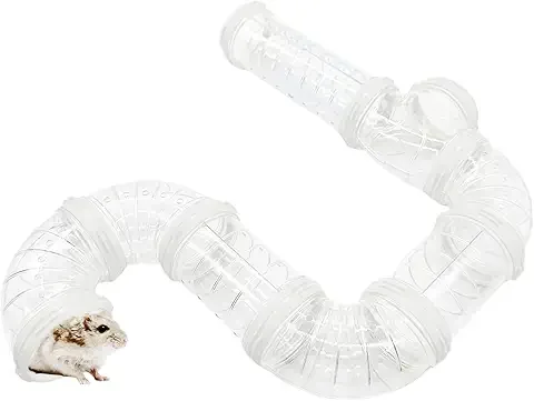 Hamster Tunnel Plastic Toy Rodent Training Channel Durable DIY Splicing Maze Tube External Pipeline for Small Animal Accessories