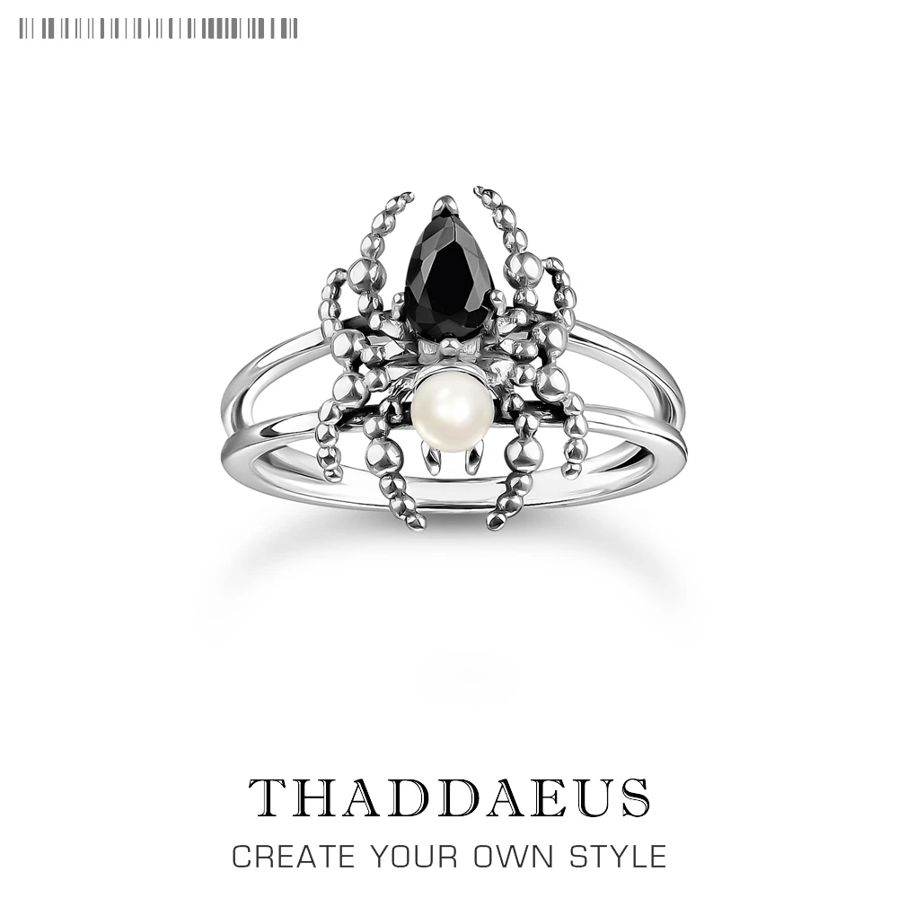 

Spider Romance Ring Europe Style Fine Jewelry For Women Summer Brand New Pure 925 Sterling Silver Romantic Gift