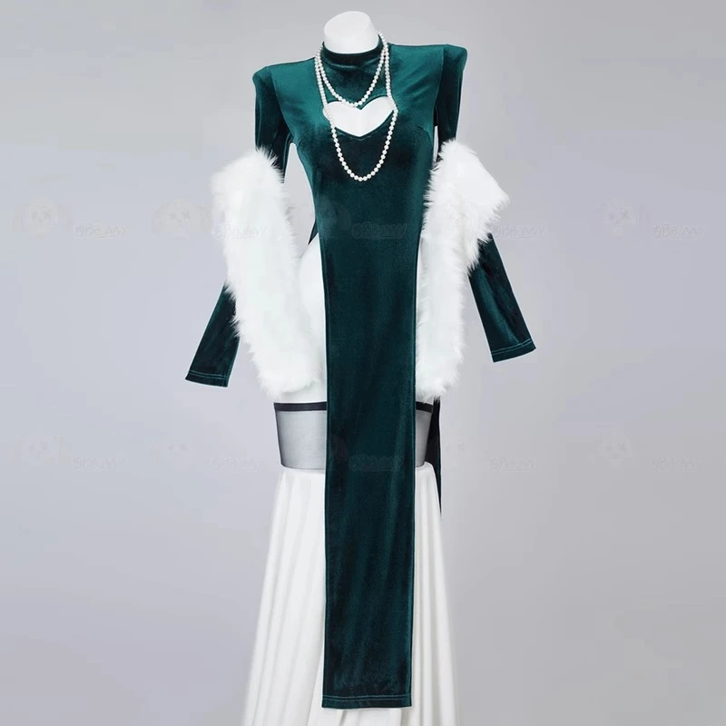 

2025 Fubuki From Anime ONE PUNCH-MAN Fubuki Cheongsam Cosplay Costume Women Sexy Velet Dress