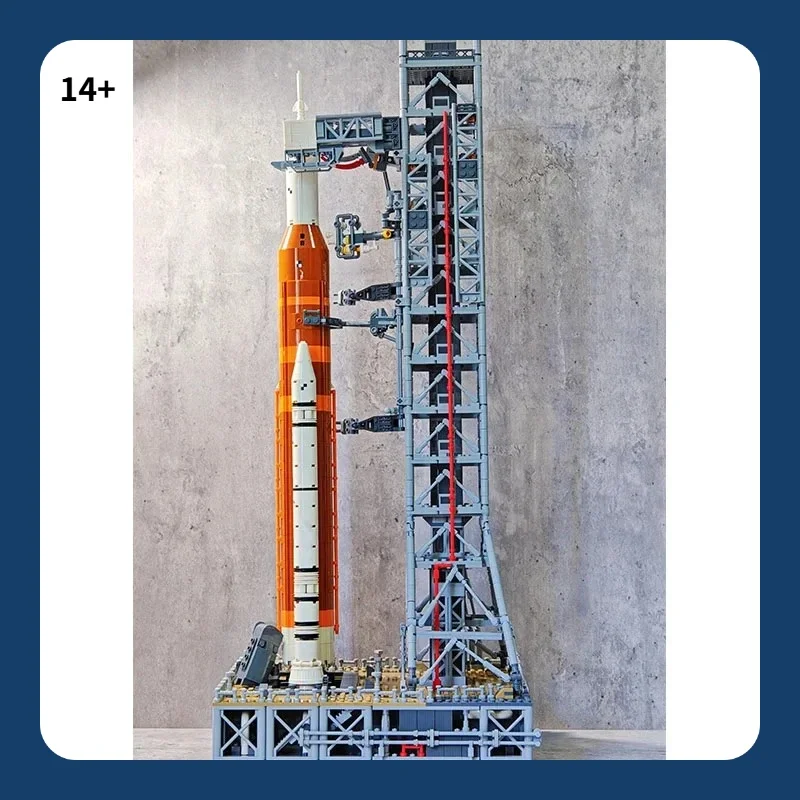 

2024 New 10341 Artemis Space Launch System Building Block Mars Exploration Model Bricks Toys for Kids Adult Gifts