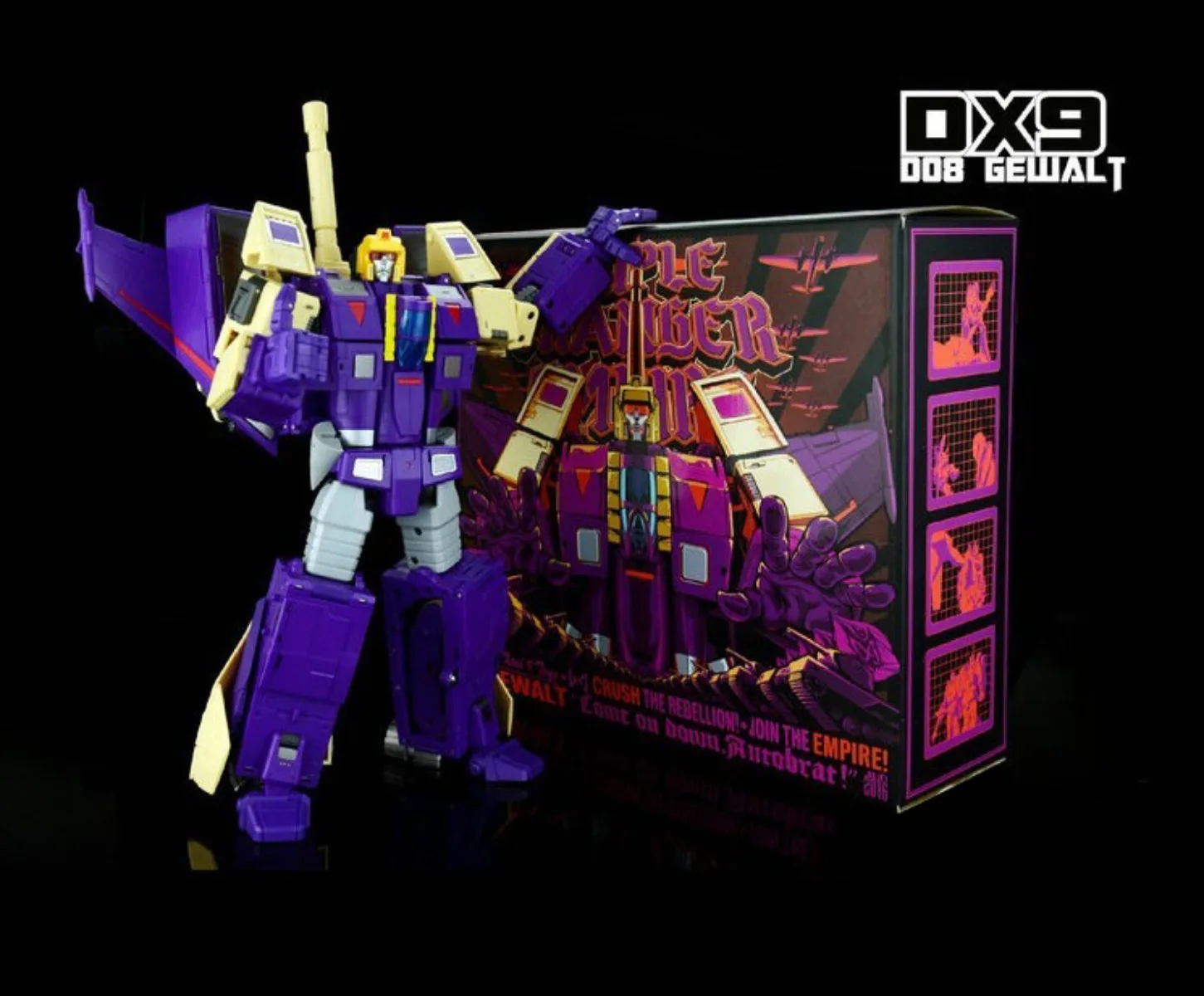 

In Stock Transformation DX9 D08 Gewalt Blitzwing Version 3.0 25cm MP Scale G1 Action Figure Toy Gift Hobby
