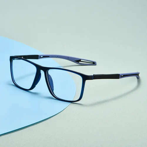Montura de gafas deportivas ultraligeras antideslizante TR90, gafas graduadas ópticas para miopía con borde completo para gafas al aire libre a la moda