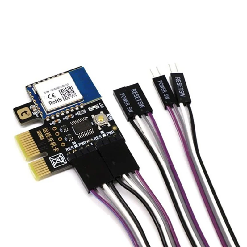 BTLIFE-6X A3 Tuya Wifi PC Power Switch Computer Remote Boot Startup Card Telecommuting PICE MINI Card APP Remote Control