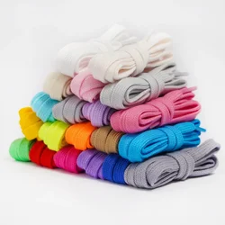 1Pair Cotton Shoelaces Tennis Sneakers Shoe laces Canvas Casual Flat Shoelace 80/100/120/140/160CM Laces for Shoes Accesories
