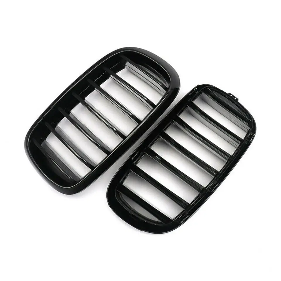 

2025 ABS and Carbon Fiber Glossy Black Grill Fit for BMW X2 X3 X4 X5 X6 X7 Auto Front Bumper Grill