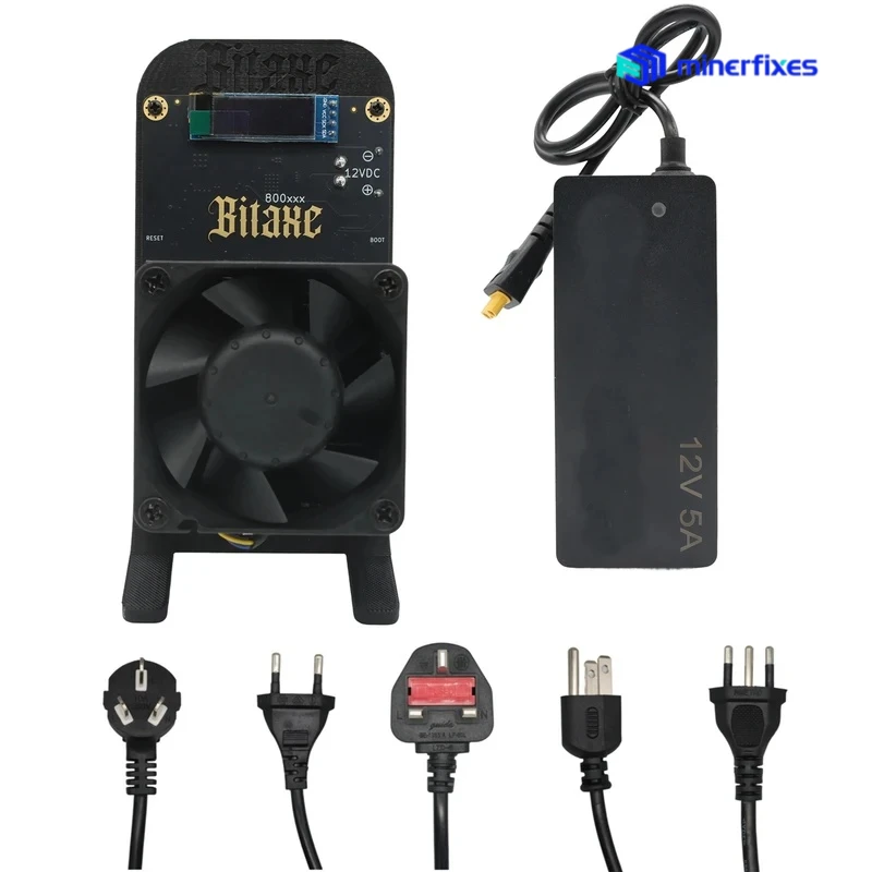 جهاز تعدين بيتكوين صغير من Bitaxe GT 800 2.6–2.8Th/s جهاز تعدين اليانصيب التشفير 60 وات Asic Miner BCH nerdaxe miner BTC #4