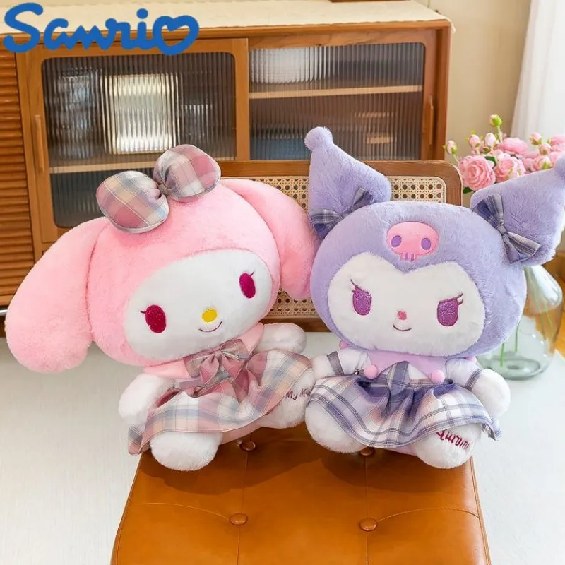 

Sanrio большая бархатная Вишня My Melody Kuromi, плюшевая игрушка, обменная кукла, подарок, магазин, поставка комнаты, милое украшение, реальный подарок